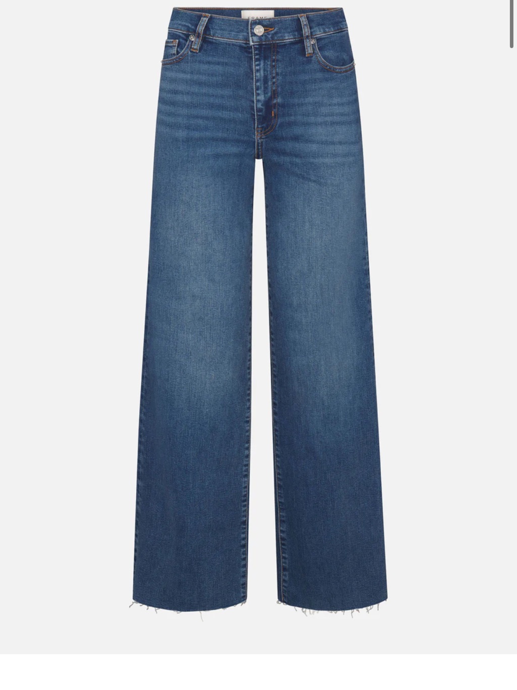 Frame Denim Le Slim Palazzo Blue Jeans